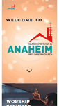 Mobile Screenshot of anaheim1st.org